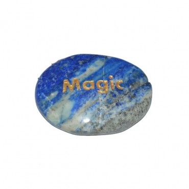 Lapis Lazuli Magic Engraved Stone