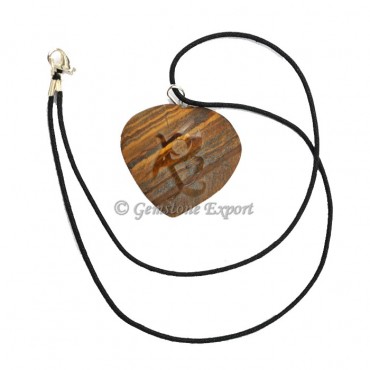 Tiger Eye Polished Pendants