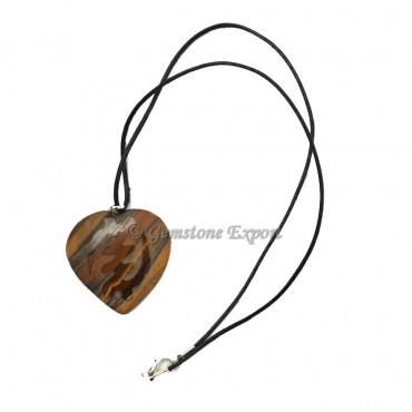 Tiger Eye Hearts Pendants