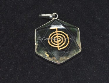 Pentagram Choko Reiki Crystal Pendants