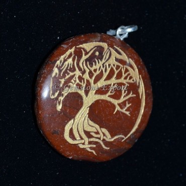 Tree of life Jasper Pendants