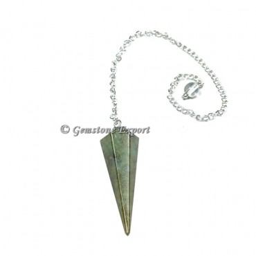 Labradorite Faceted Pendulum