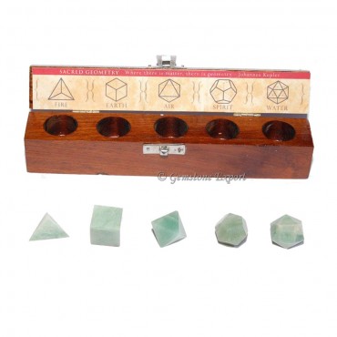 Green Aventruine Geometry Set