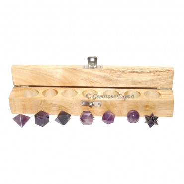 Amethyst 7 Stone Geometry Set