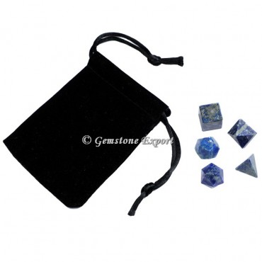 Lapis Lazuli With Black Pouch