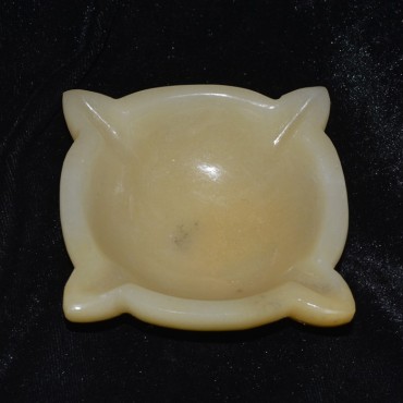 Golden Quartz Carved Bowl