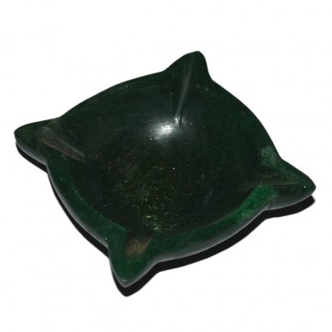 Green Aventurine Carved Bowl