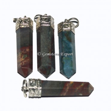 Fancy Agate Cap Pencil Pendants