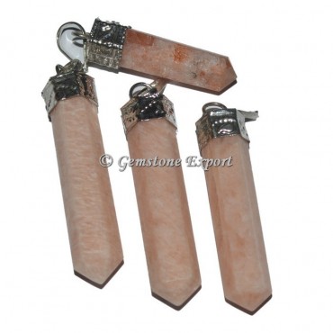 Sunstone Cap Pencil Pendants