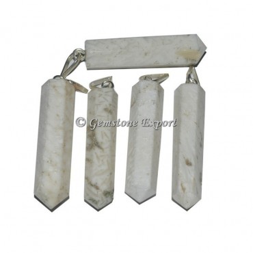 Scolecite Pencil Pendants