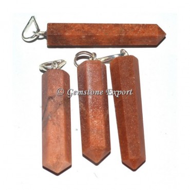 Supplier Peach Aventurine Pencil Pendants