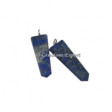 Lapis Lazuli Flat Pencil Pendants