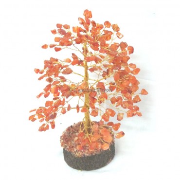 Carnelian Gemstone Chips Tree