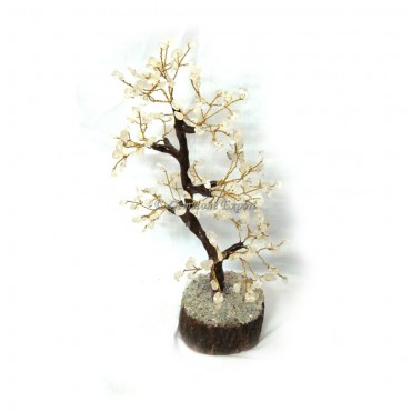 Crystal Quartz Chips Stones Tree