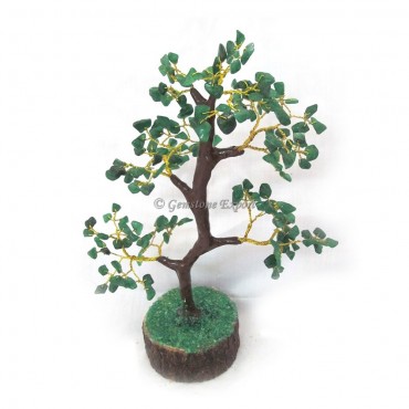 Green Aventurine Chips Stone Tree