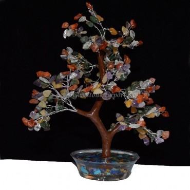 Chakra Stone Step 300pcs Tree with Orgone Base