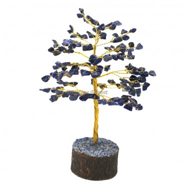 Sodalite Golden Wire Tree(150 Chips)