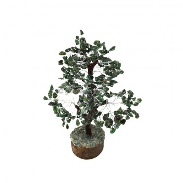 Dark Green Aventurine Mseal Wire Tree(300 Chips)