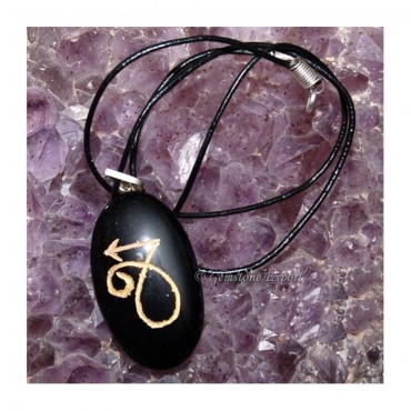 Black Agate Zodiac Signs Pendants