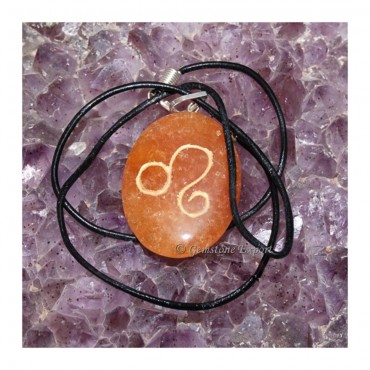 Golden Quartz Zodiac Signs Pendants