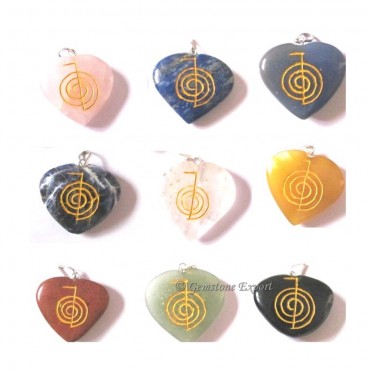 Mix Gemstone Reike Pendants