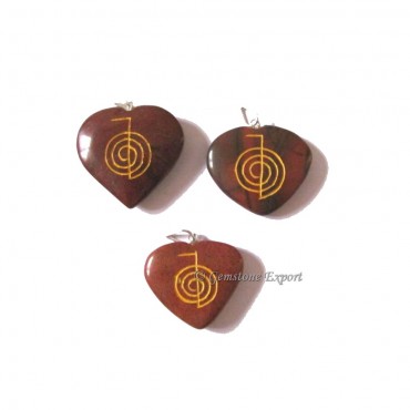 Red Jasper Choko Reiki Reiki Pendants