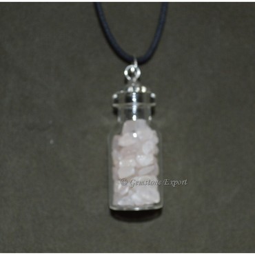 Quartz Bottle Pendants