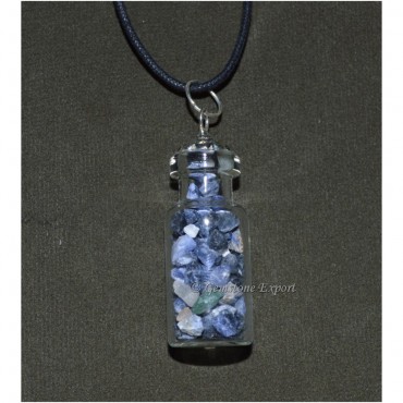 Sodalite Bottle Pendants