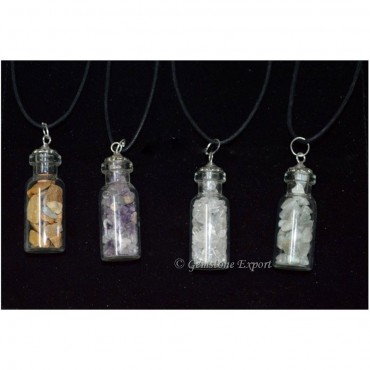 Mix Gemstone Bottle Pendants