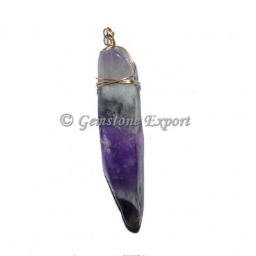 Amethyst Natural Point Pendants