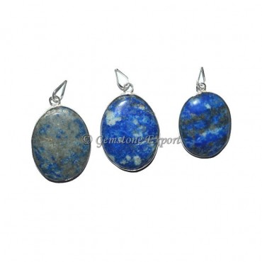 Lapis Lazuli Oval Pendants