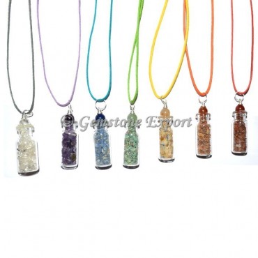 Mix Gemstone Bottle Pendants