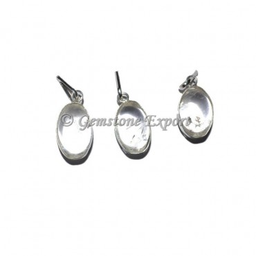 Crystal Lingam border Pendants