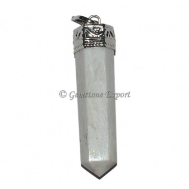 Scolecite Pencil Pendant