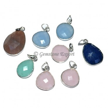 Faceted Stones Small Fashion Pendant