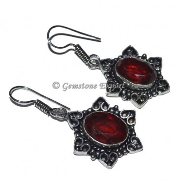 Ruby Agate Earrings