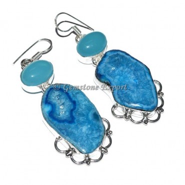 Blue Quartz Earrings