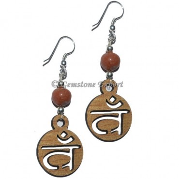 Sanskrit Va Seven Chakra Earring