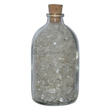 Crystal Quartz Big Size Gems Bottle