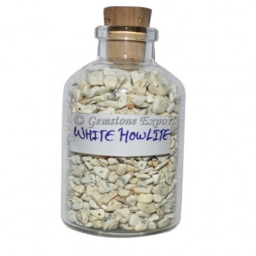 Howlite Mini Gems Bottle