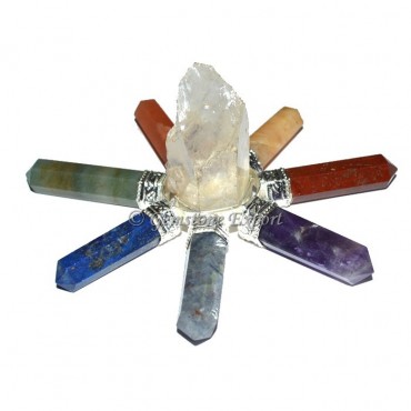 Natural Crystal Raw Chakra Pencil Generator