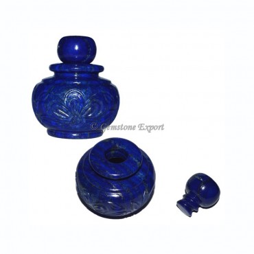 Lapis Lazuli Stone Fragrance Bottle