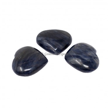 Blue Aventurine Big Hearts