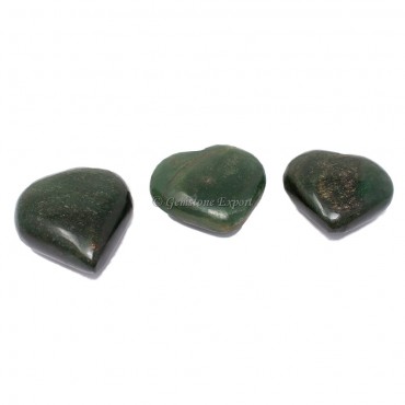 Green Mica Big Hearts