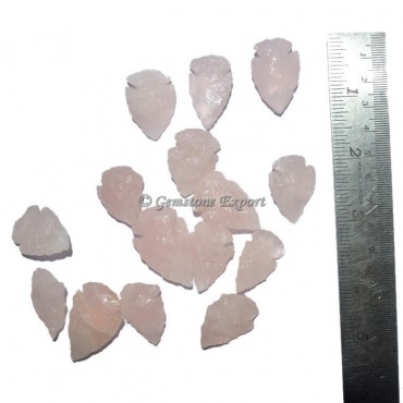 Rose Quartz Arrowheads