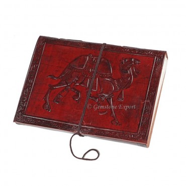 Camel Print Leather Journals