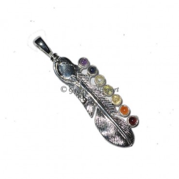 Chakra Leaf Pendants