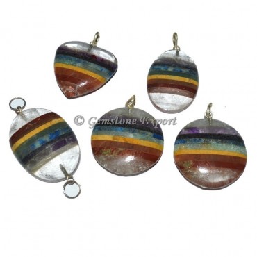 Assorted 7 Chakra Bonded Pendants