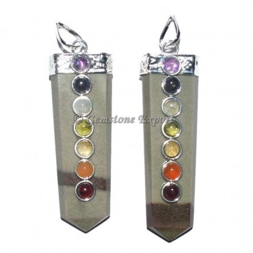 Narmada Stone Chakra Pendant