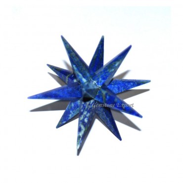 Lapis Lazuli 12 Point Star